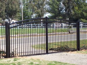 Iron simple Arch Double Gate